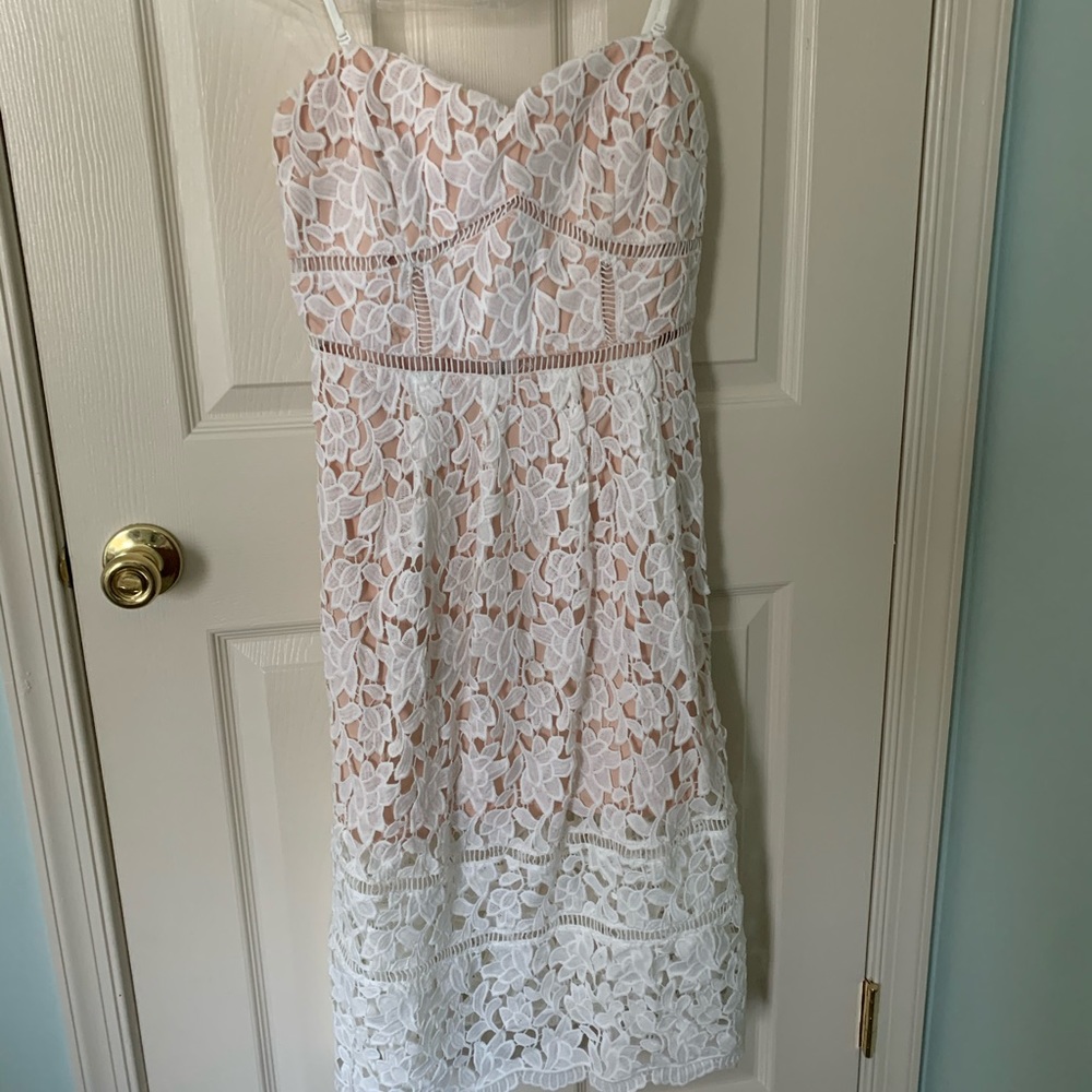 White Baby or Bridal Shower Dress